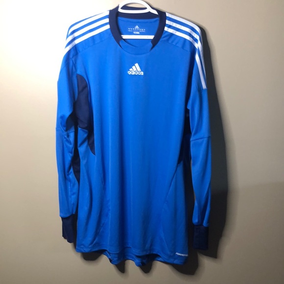 Adidas basketball long sleeve striped shirt - Picture 1 of 6